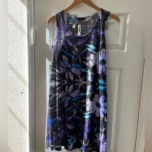 Nally & Millie Sleeveless Dress Womens‎ Size Large Floral Dress NWT